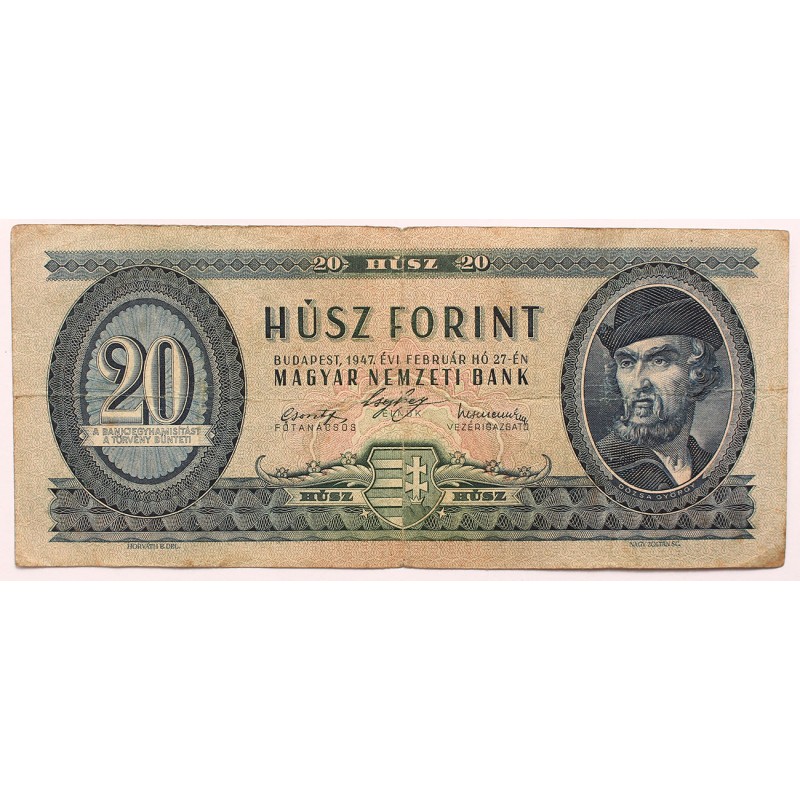 20 forint 1947