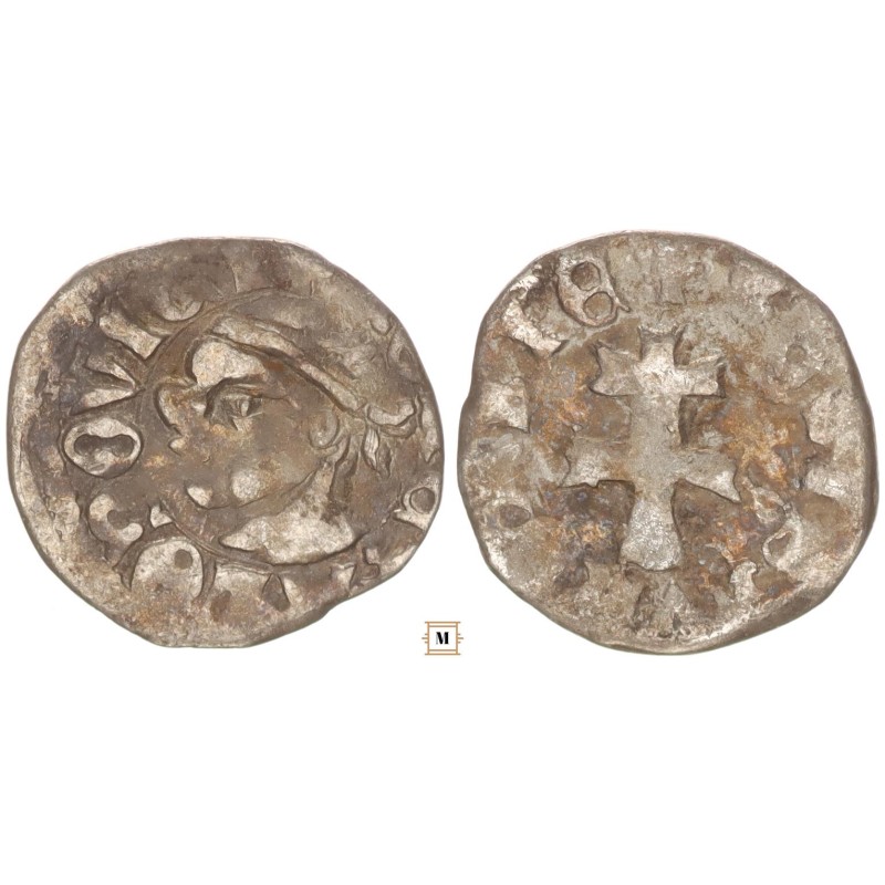 I. Lajos 1342-82 denár ÉH 432