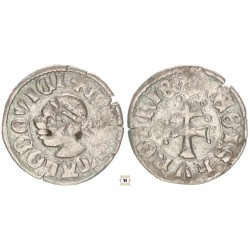 I. Lajos 1342-82 denár ÉH 432