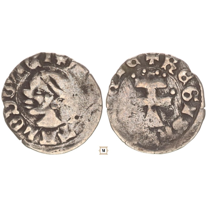 I. Lajos 1342-82 denár ÉH 432