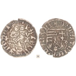 I. Mátyás 1458-90 denár K-V/A ÉH 565