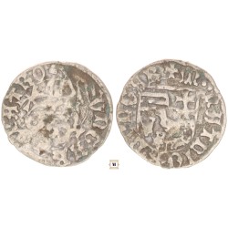I. Mátyás 1458-90 denár K-V/A ÉH 565