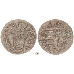 II. Mátyás denár 1614 N-B ÉH 871 R!
