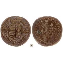 Mária Terézia denár 1751 K-B