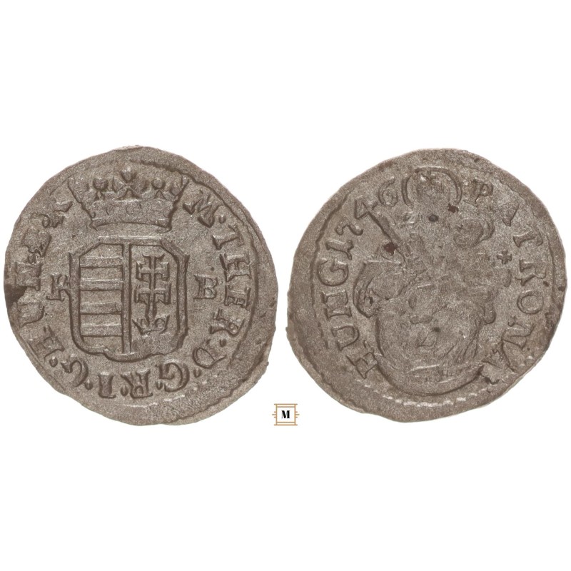 Mária Terézia denár 1746 K-B
