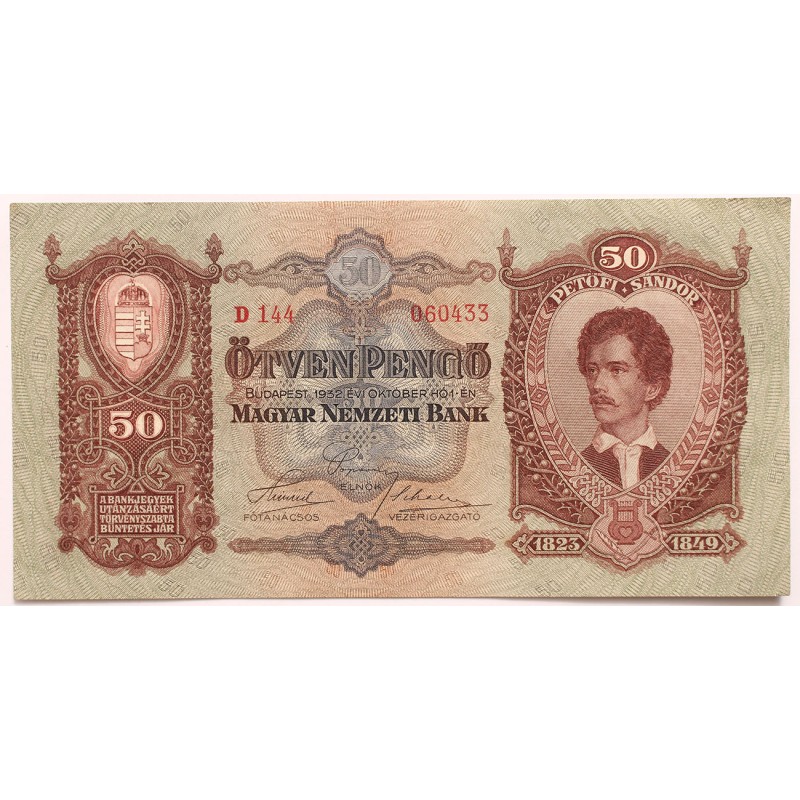 50 pengő 1932