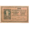200 korona 1918 Hullámos hátlap