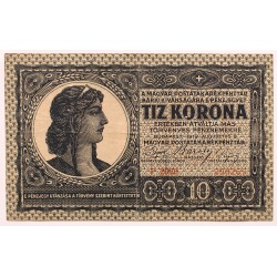 10 korona 1919 F sorozat augusztus 8.