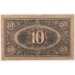 10 korona 1919 F sorozat augusztus 8.