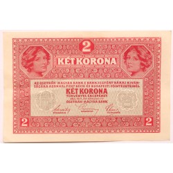 2 korona 1917 4 számjegyű sorszám