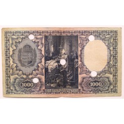 1000 pengő 1927 érvénytelenített