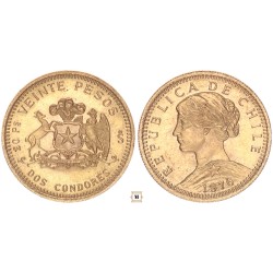 Chile 20 pesos 1976