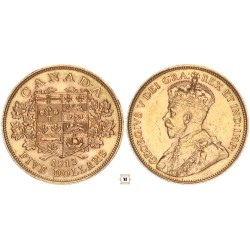 Kanada 5 dollars 1912