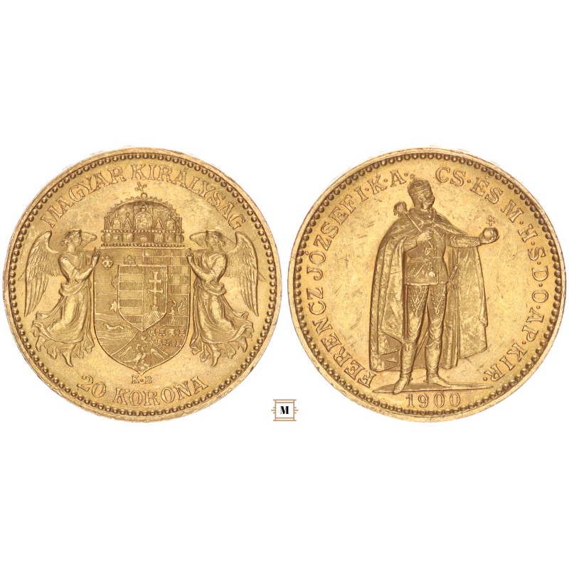 Ferenc József 20 korona 1900 KB