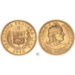 Peru 1 Libra 1918