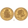Ferenc József 20 frank 8 forint 1875 KB
