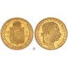 Ferenc József 20 frank 8 forint 1885 KB