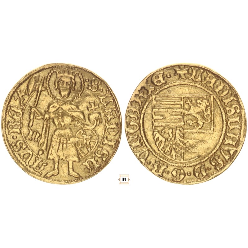V. László 1455-1456 aranyforint AK29/8