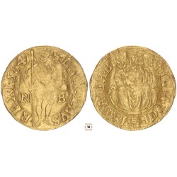 Rudolf dukát 1584 NB