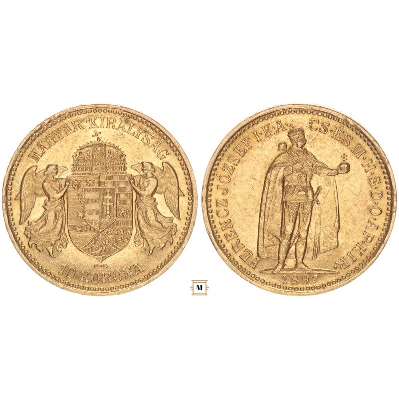 Ferenc József 10 korona 1897 KB