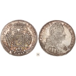 III. Károly 1/2 tallér 1737 KB