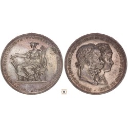 Ferenc József 2 gulden 1879 ezüstlakodalom