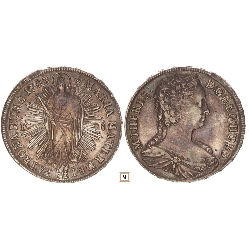 Mária Terézia tallér 1743 KB
