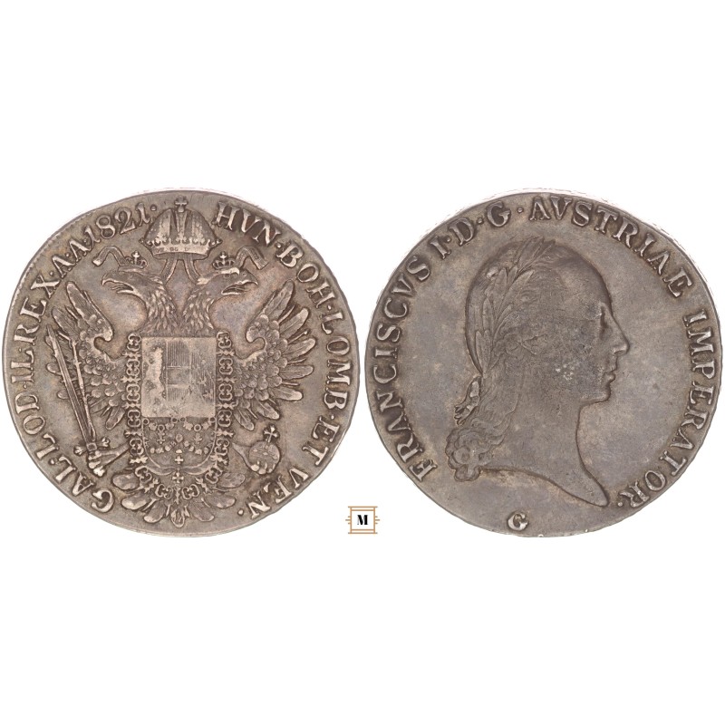 II. Ferenc tallér 1821 G - Nagybánya