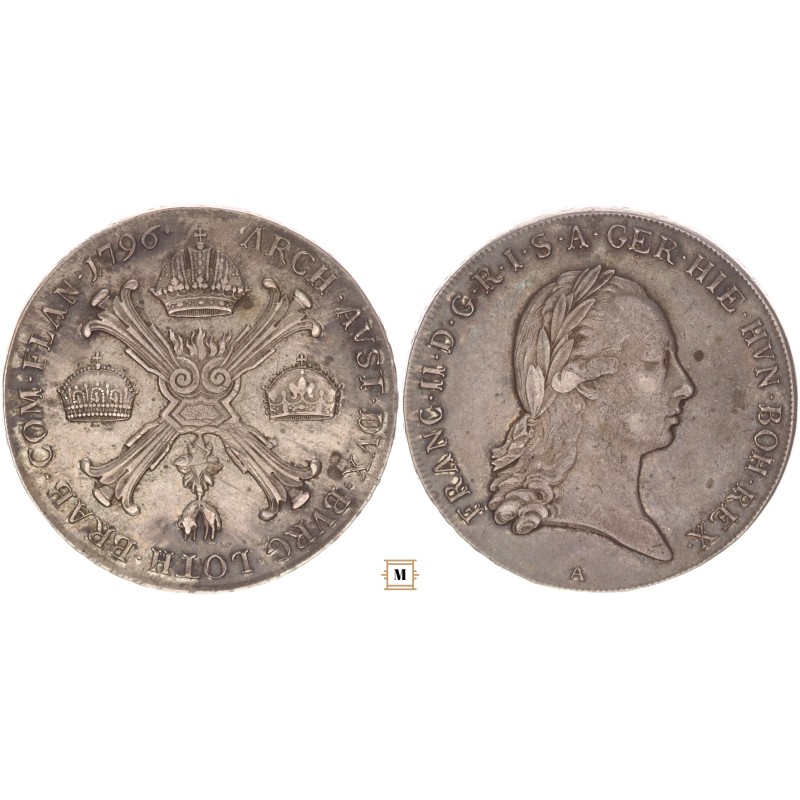 II. Ferenc koronatallér 1796 A
