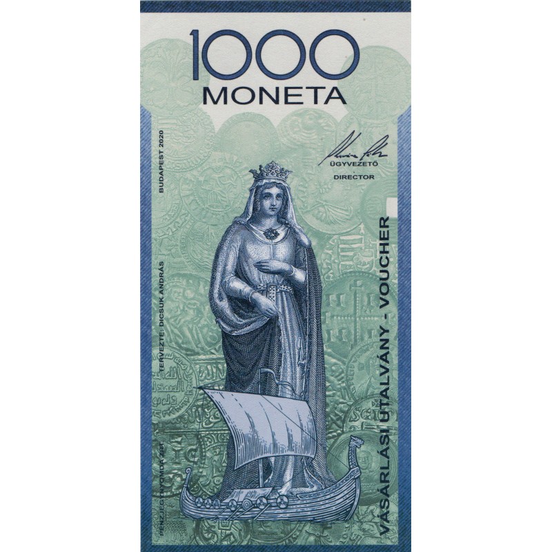 1000 moneta utalvány