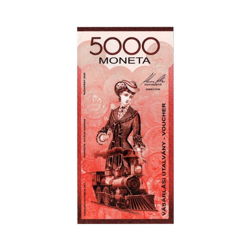 5000 moneta utalvány