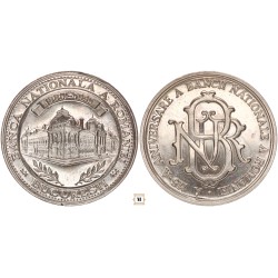 115 éves a Román Nemzeti Bank ezüstérem 1995