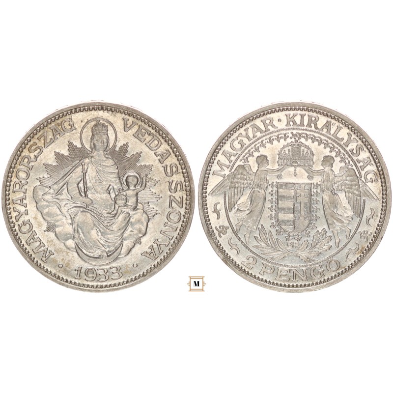 2 pengő 1933 BP