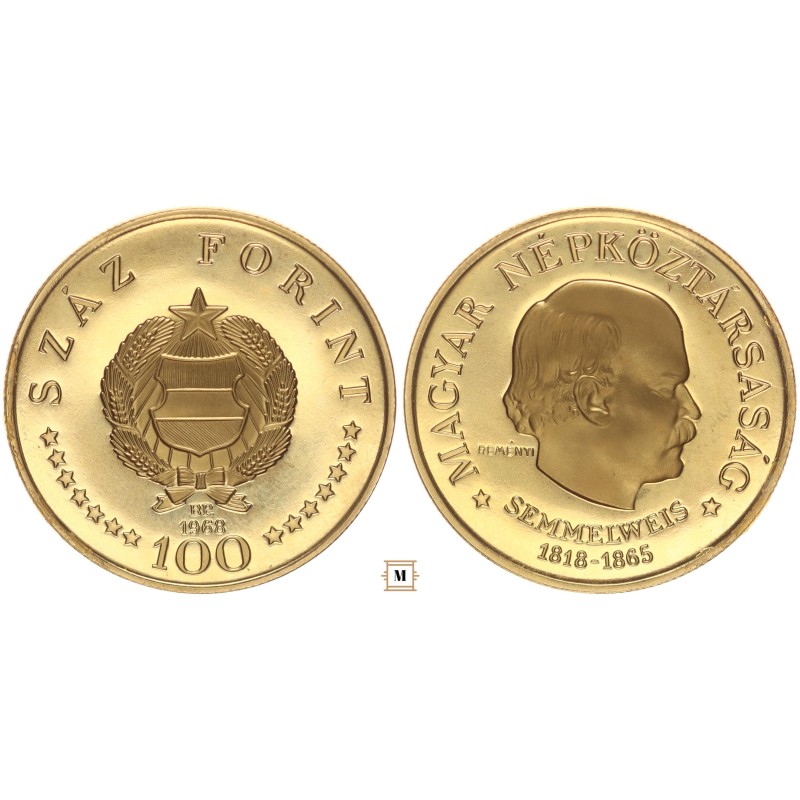 100 forint Semmelweis 1968 BP