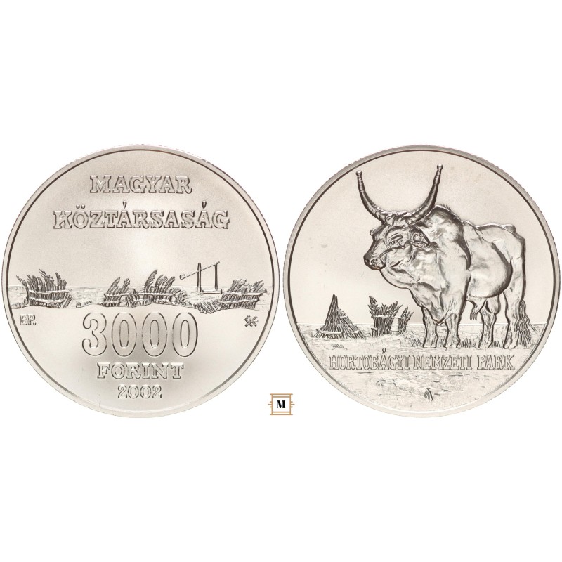 3000 forint Hortobágyi Nemzeti Park 2002 Bp
