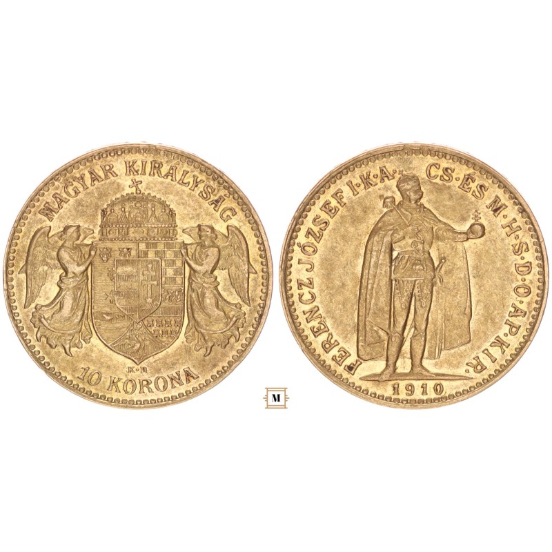 Ferenc József 10 korona 1910 KB