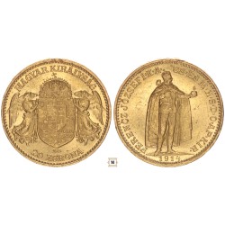 Ferenc József 20 korona 1914 KB