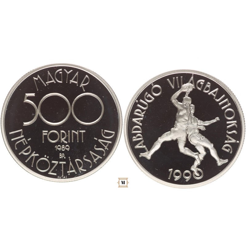 500 Forint Labdarúgó VB'90 1989 BP