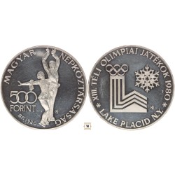 500 forint Lake Placid 1980 BP