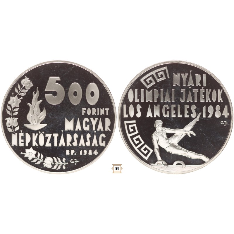 500 forint Nyári Olimpia - Los Angeles 1984 BP