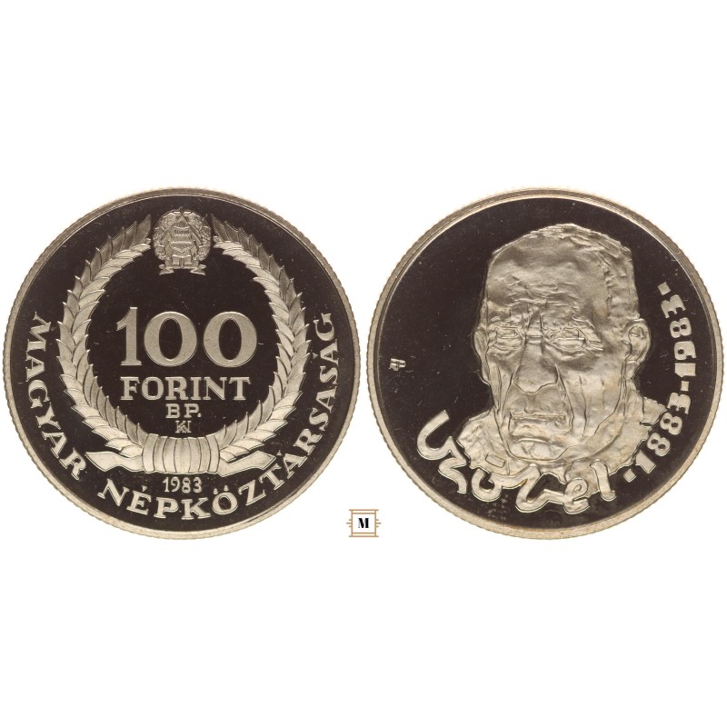 100 Forint Czóbel Béla 1983 Bp