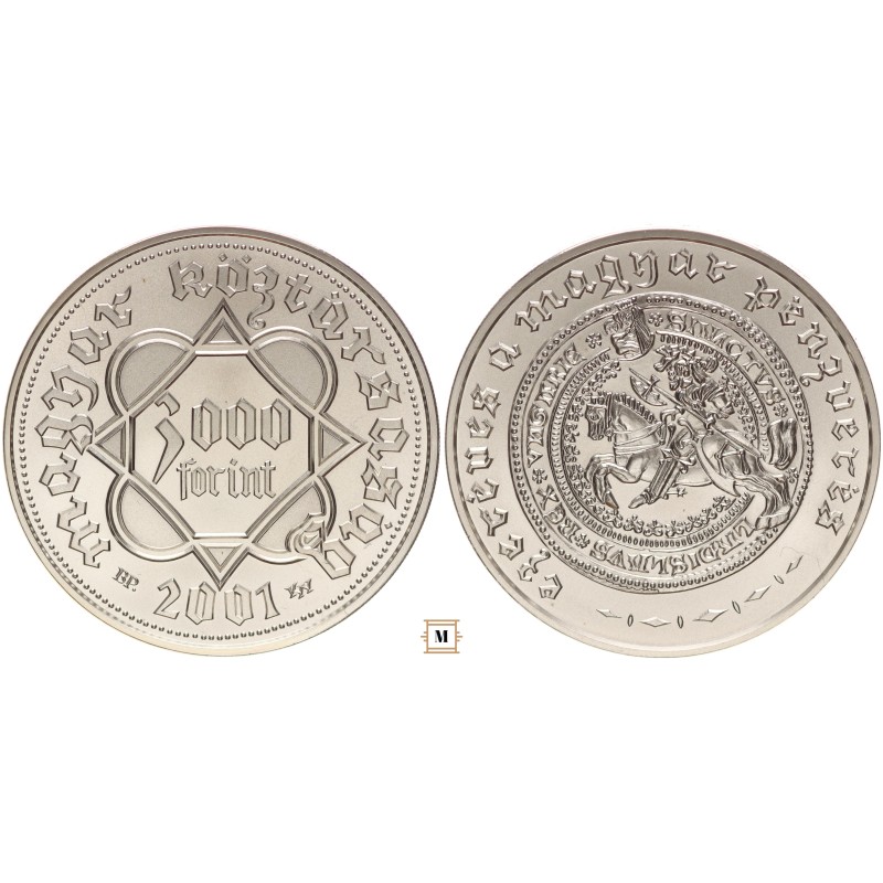 3000 Forint Ezeréves A Magyar Pénzverés 2001 BP