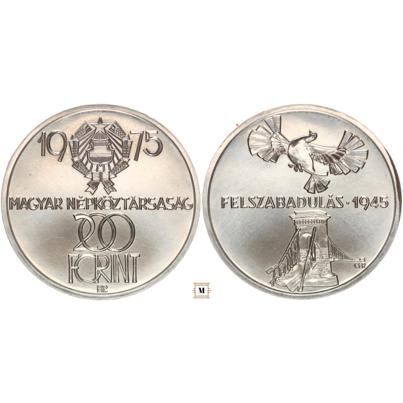 200 forint Felszabadulás 1975 BP