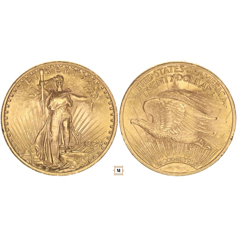 USA 20 dollár 1924