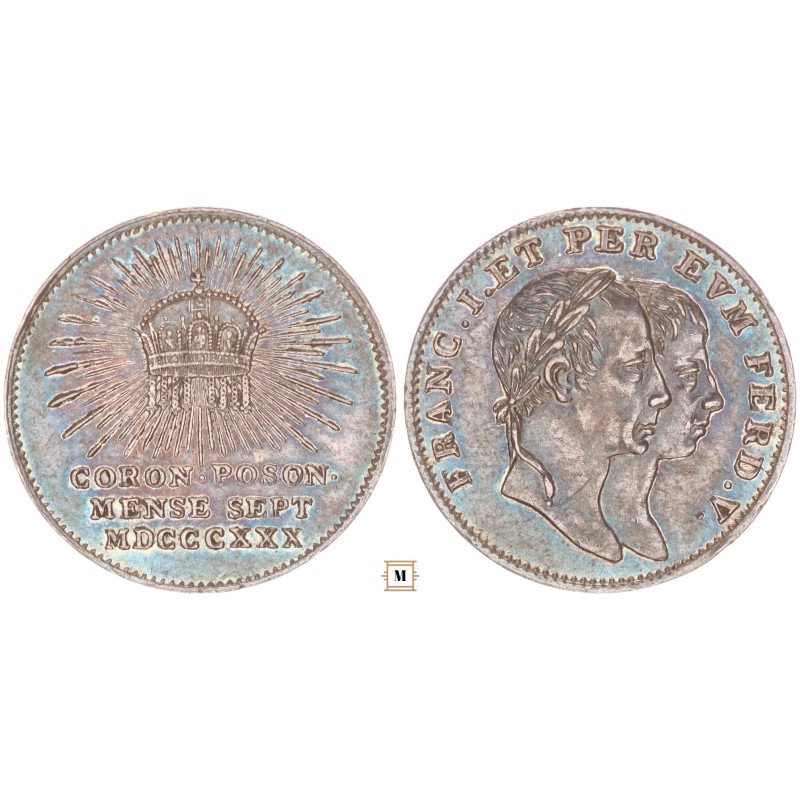V. Ferdinánd koronázási zseton 1830