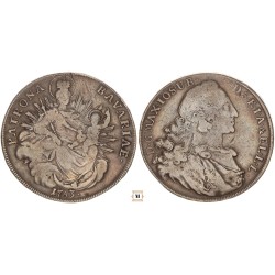 Bajorország, III. Miksa József tallér 1763