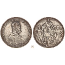 Ferenc József milleniumi 1 korona 1896