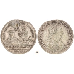 Mária Terézia himlőből való felgyógyulására zseton 1767