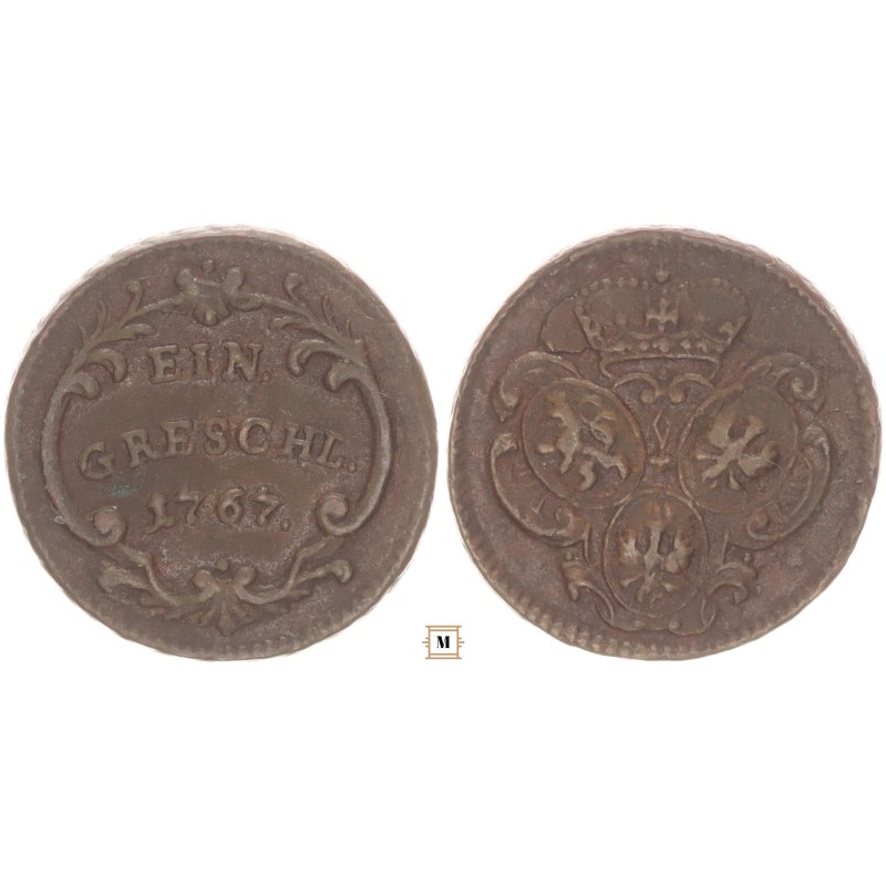 Mária Terézia 1 greschl 1767 Prága