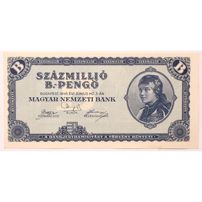 Százmillió B.-pengő 1946